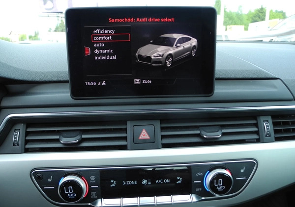 Audi A5 cena 115999 przebieg: 76000, rok produkcji 2019 z Golina małe 191